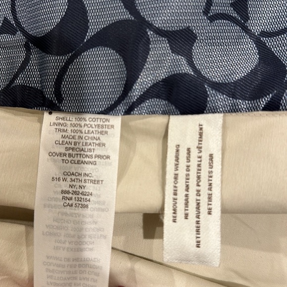 Coach trend coat mid length size large - Picture 13 of 13
